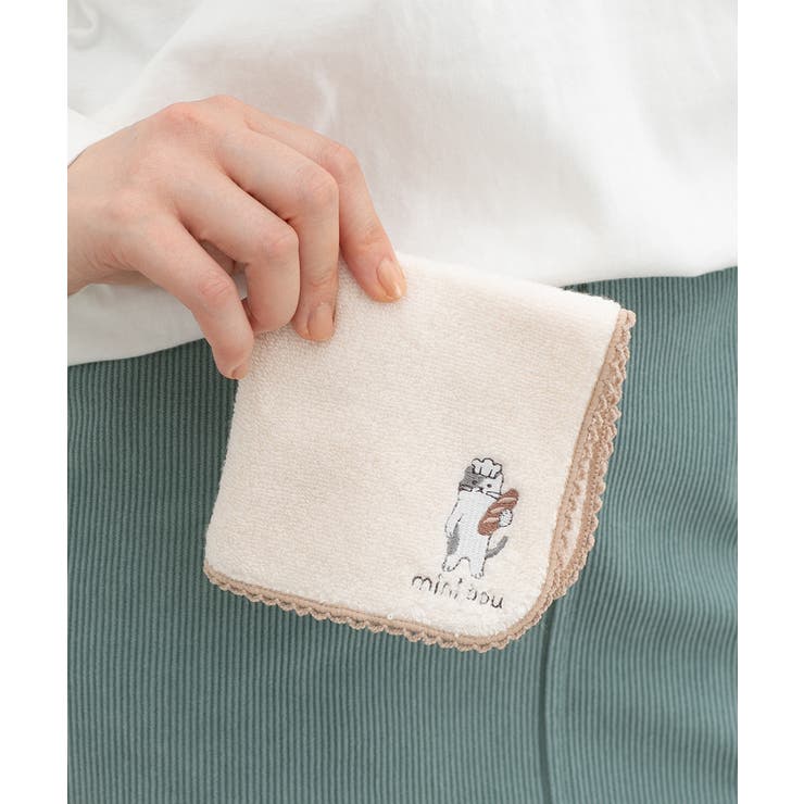 ネコ | ハンカチ タオルハンカチ ミニタオル | Honeys