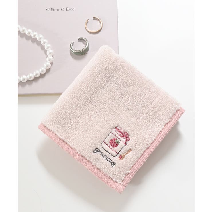 イチゴジャム | ハンカチ タオルハンカチ ミニタオル | Honeys