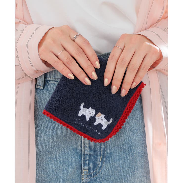 ネコ | ハンカチ タオルハンカチ ミニタオル | Honeys