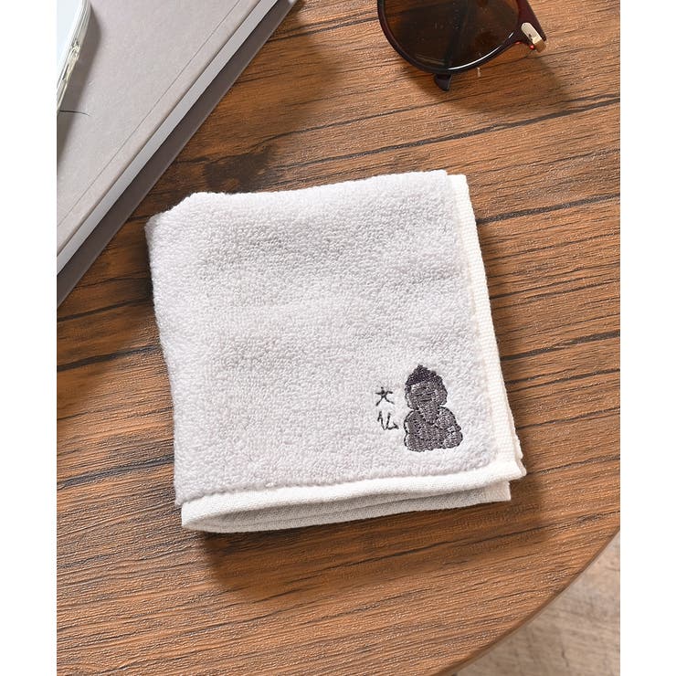 大仏 | ハンカチ タオルハンカチ ミニタオル | Honeys