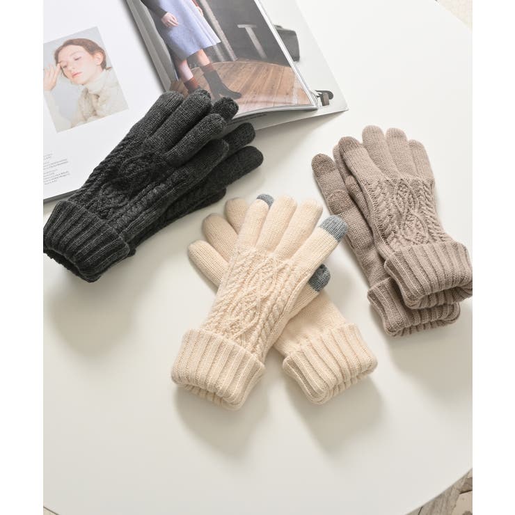 手袋 ハニぽか 吸湿発熱 | Honeys | 詳細画像11 