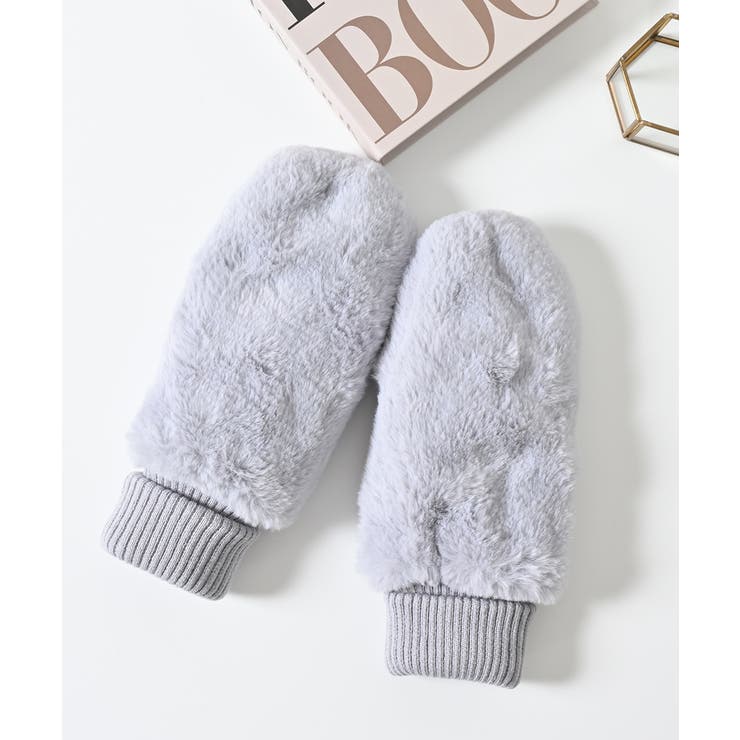 サックスグレー | 手袋 ハニぽか 吸湿発熱 | Honeys