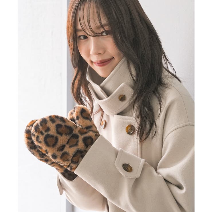 ヒョウ柄 | 手袋 ハニぽか 吸湿発熱 | Honeys