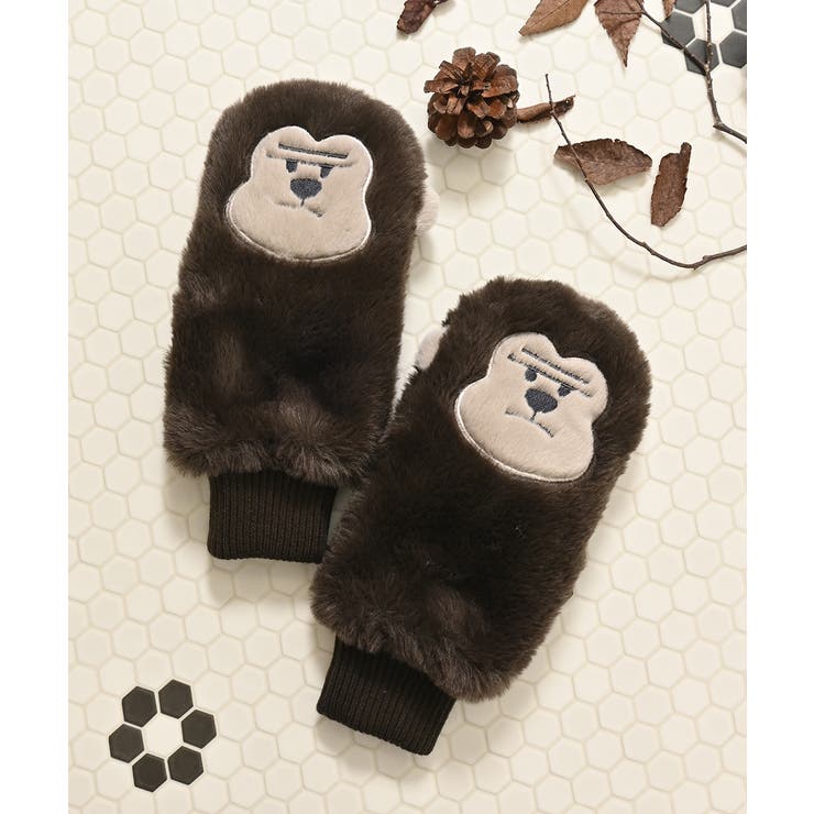 ゴリラ | 手袋 ハニぽか 吸湿発熱 | Honeys