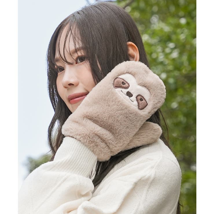 ナマケモノ | 手袋 ハニぽか 吸湿発熱 | Honeys