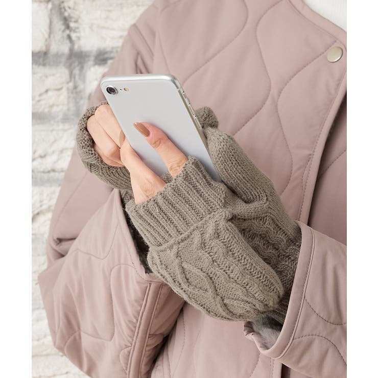 モカ | 手袋 ハニぽか 吸湿発熱 | Honeys