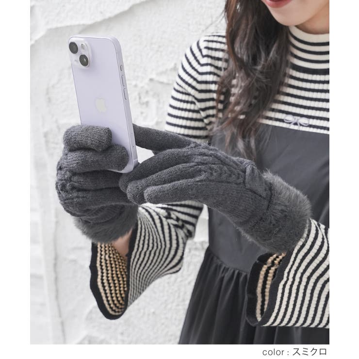 手袋 ハニぽか スマホ対応 | Honeys | 詳細画像7 