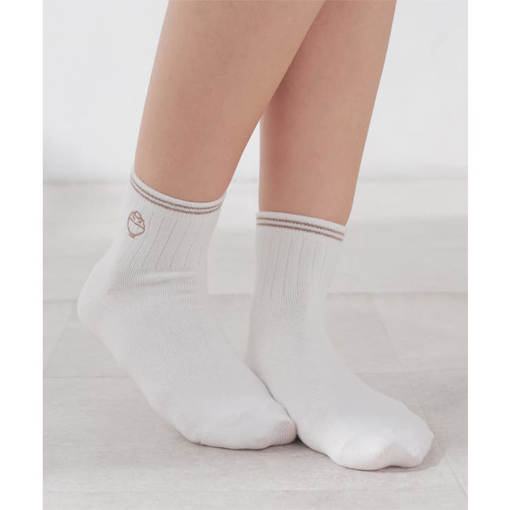 靴下 ショート丈 綿混 | Honeys | 詳細画像10 