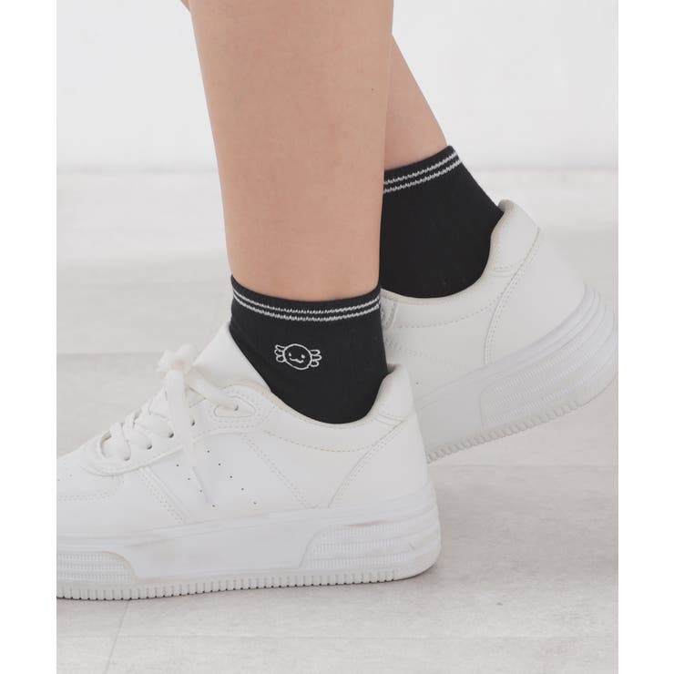 靴下 ショート丈 綿混 | Honeys | 詳細画像2 