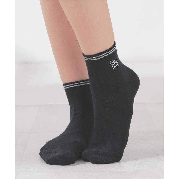 靴下 ショート丈 綿混 | Honeys | 詳細画像8 