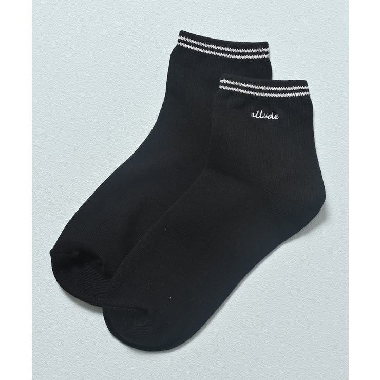 クロ／ロゴ | 靴下 ソックス ショート丈ソックス | Honeys