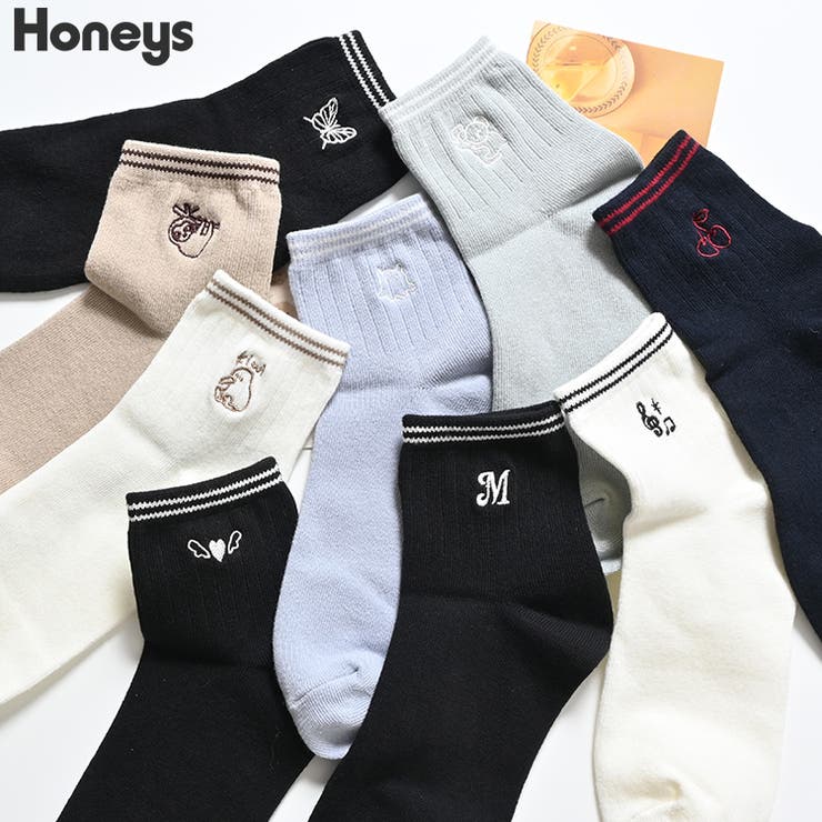 靴下 ソックス ショート丈 | Honeys | 詳細画像1 