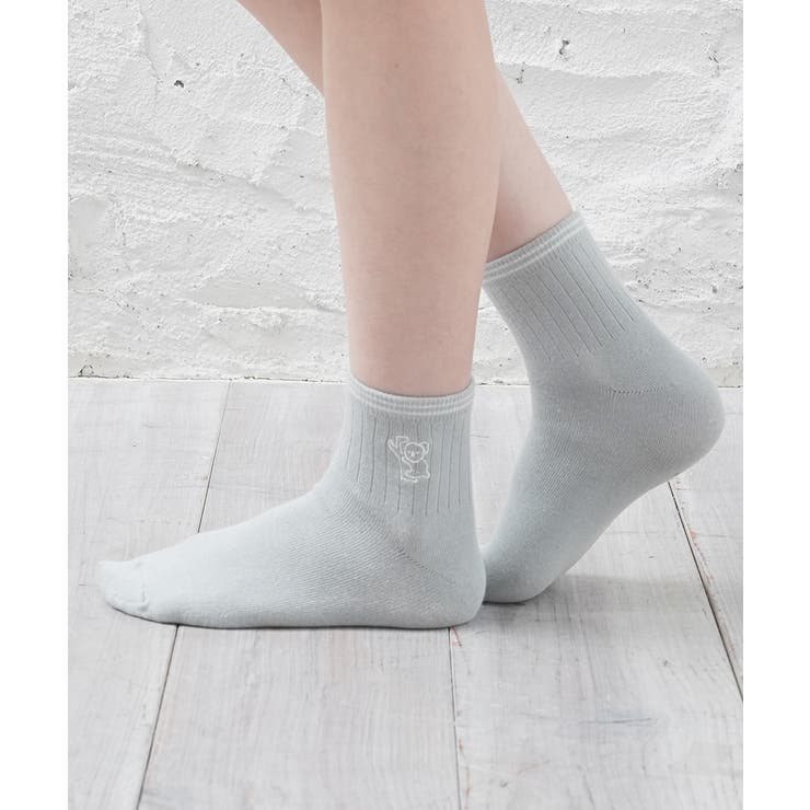 ミント／コアラ | 靴下 ソックス ショート丈 | Honeys