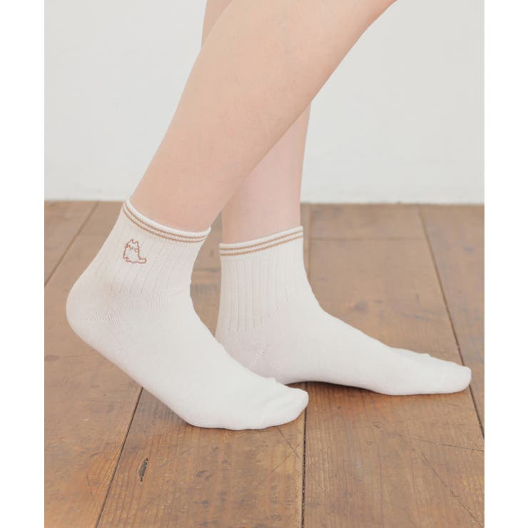 靴下 ソックス ライン入り | Honeys | 詳細画像7 