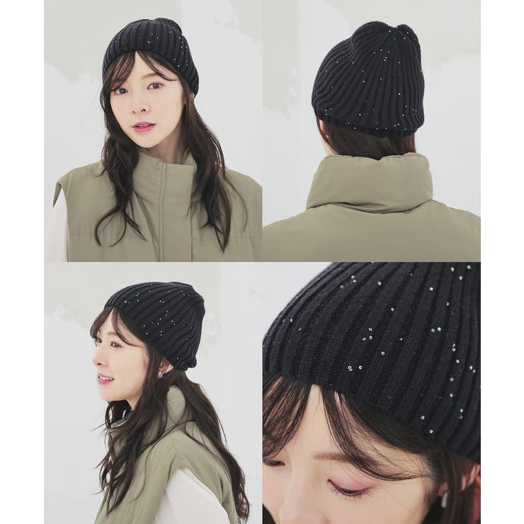 帽子 ニット帽 ビーニー | Honeys | 詳細画像6 