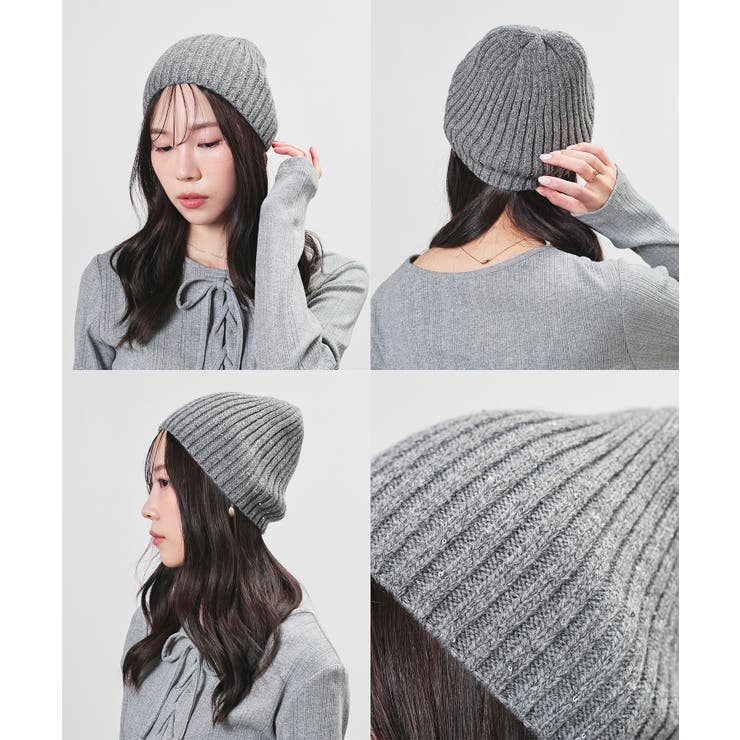 帽子 ニット帽 ビーニー | Honeys | 詳細画像8 