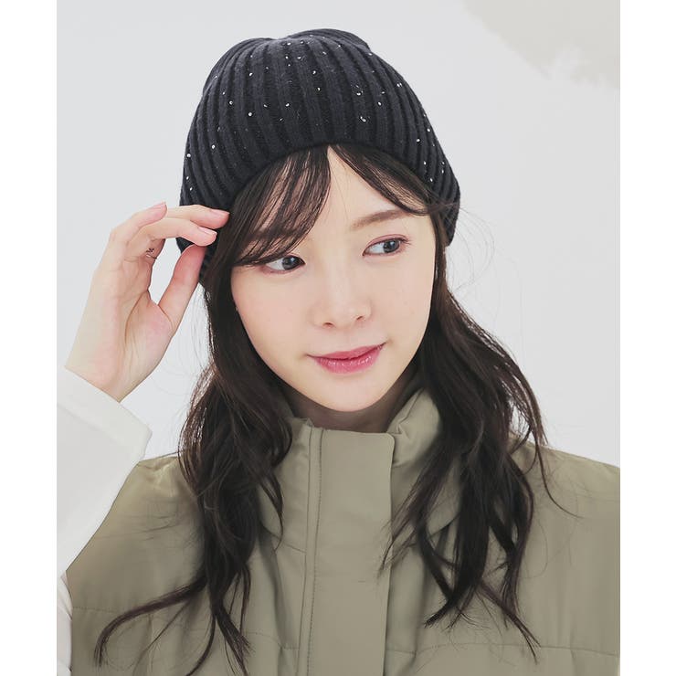 帽子 ニット帽 ビーニー[品番：HNSW0011598]｜Honeys（ハニーズ）の