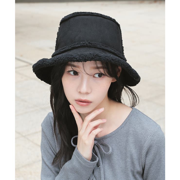 ブラック | 帽子 ハット リバーシブル | Honeys