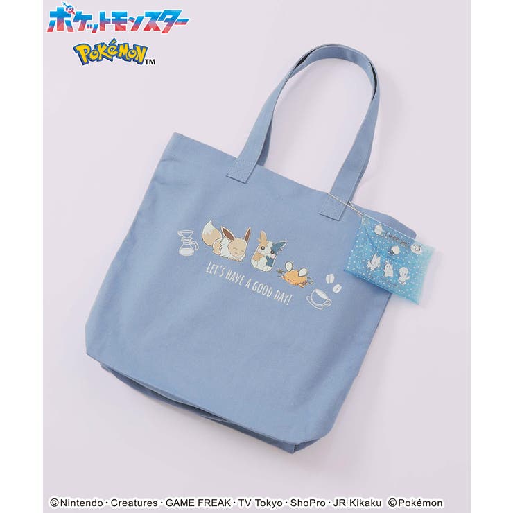 ポケモン　ブルー | トートバッグ バッグ 鞄 | Honeys