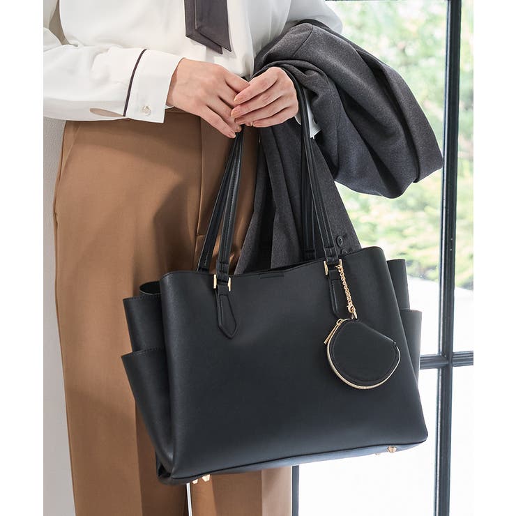 ブラック | トートバッグ バッグ 鞄 | Honeys