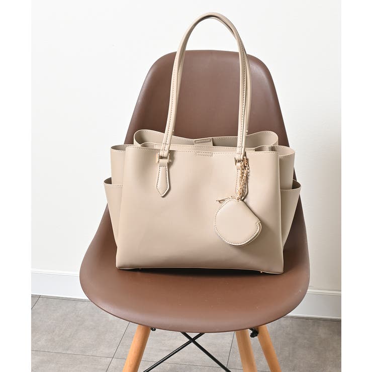 グレージュ | トートバッグ バッグ 鞄 | Honeys