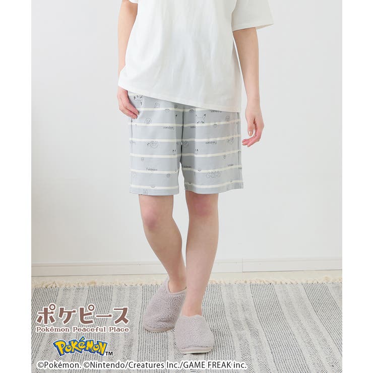 ポケピースＢ | ルームパンツ ハーフパンツ ポケモン | Honeys