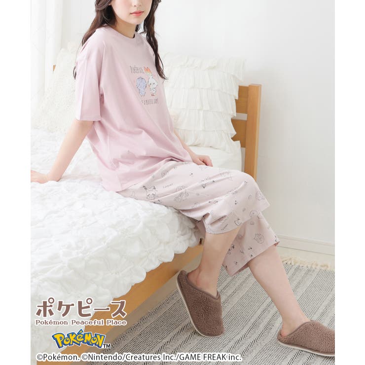 ルームパンツ ８分丈パンツ ポケモン | Honeys | 詳細画像11 