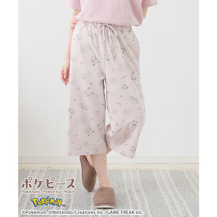 ポケピースＭＩＸ | ルームパンツ ８分丈パンツ ポケモン | Honeys
