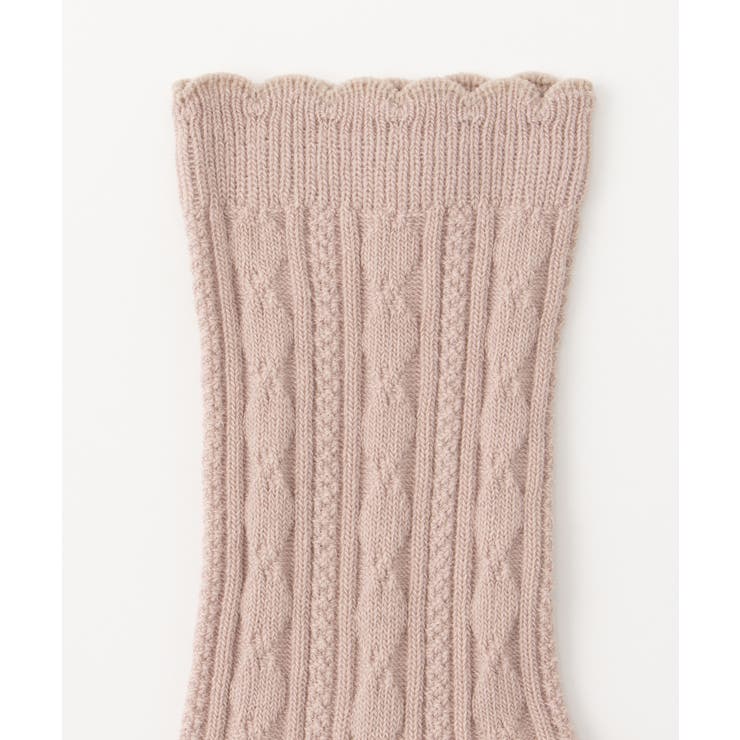 靴下 ソックス ケーブル編み | Honeys | 詳細画像16 