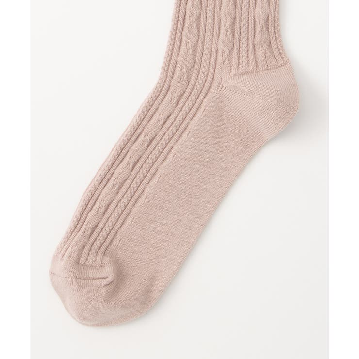 靴下 ソックス ケーブル編み | Honeys | 詳細画像17 