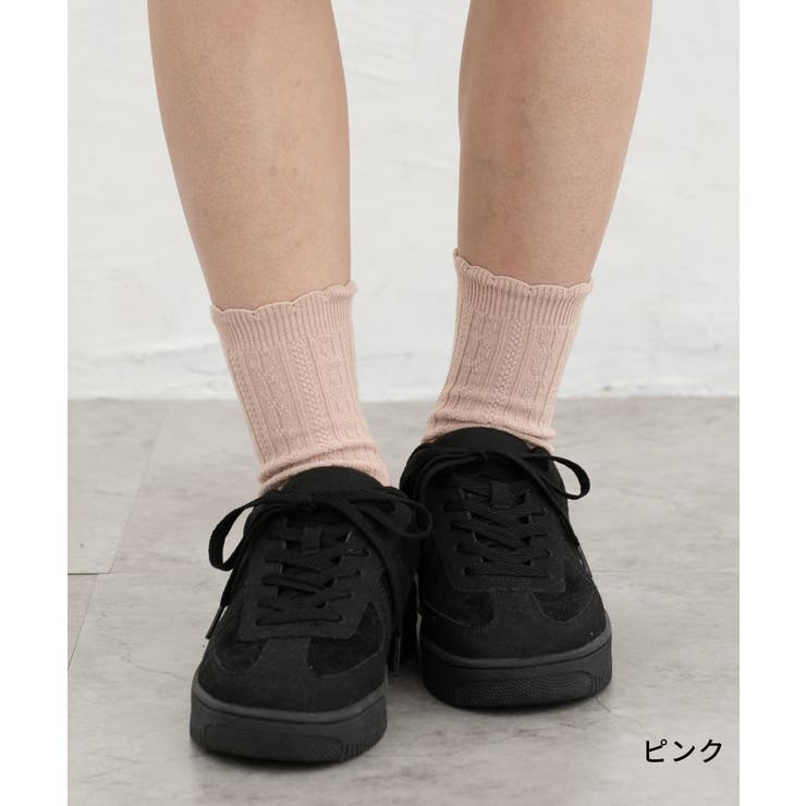 靴下 ソックス ケーブル編み | Honeys | 詳細画像9 