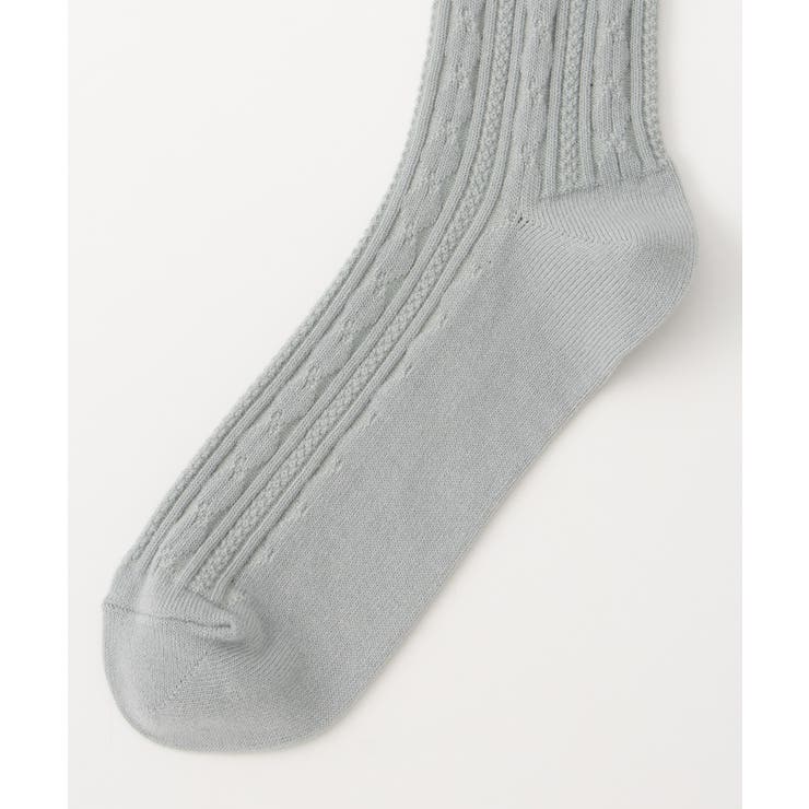 靴下 ソックス ケーブル編み | Honeys | 詳細画像17 