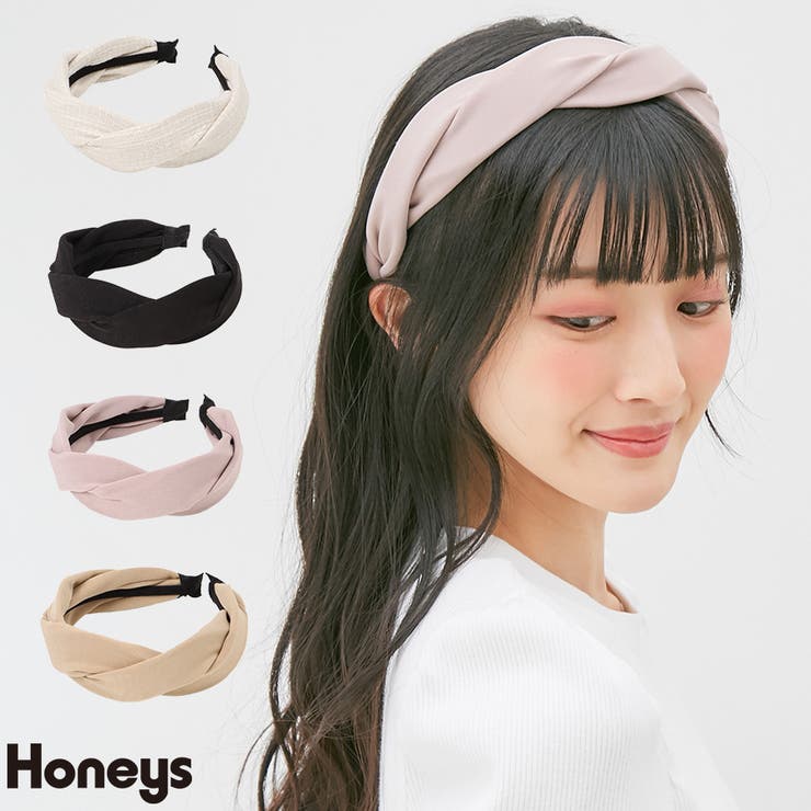 ヘアアクセサリー カチューシャ ヘアバンド 品番 Hnsw Honeys ハニーズ のレディースファッション通販 Shoplist ショップリスト