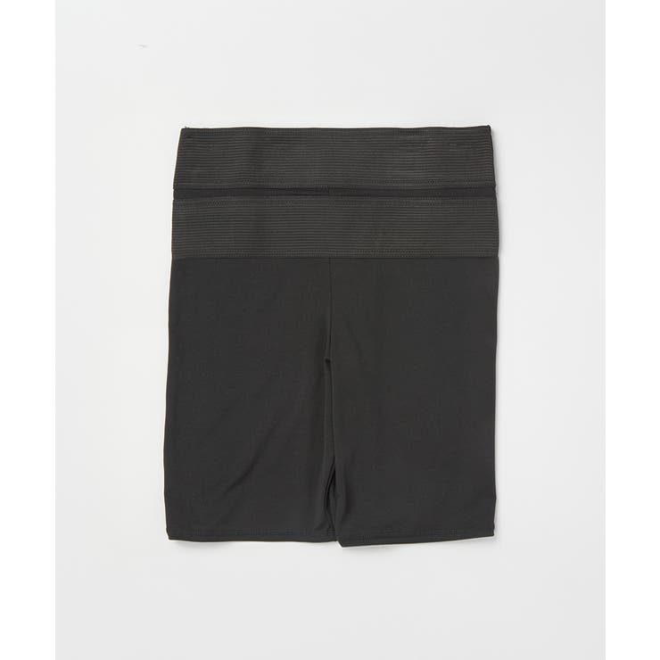 ブラック | レギンス ３分丈 無地 | Honeys