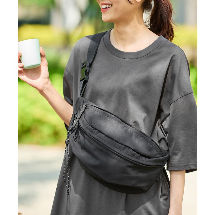 ブラック | 鞄 ボディバッグ ショルダーバッグ | Honeys