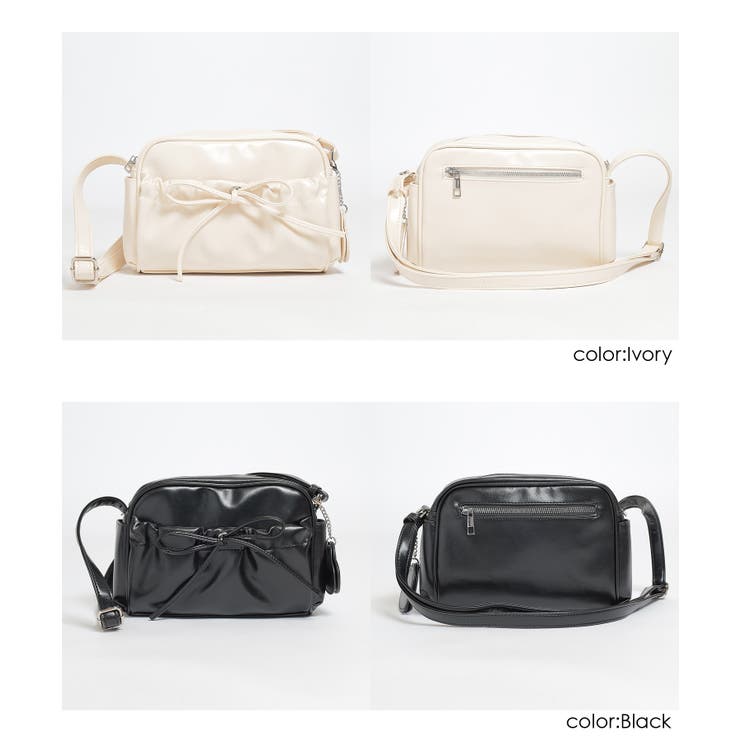 ショルダーバッグ ハートミラー付き リボン | Honeys | 詳細画像16 