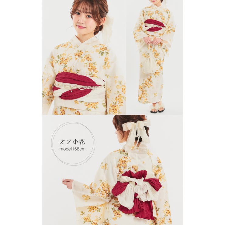 なな❤️一閑張りバッグ　浴衣2点 浴衣 ゆかた 2025浴衣[品番：HNSW0010951]｜Honeys（ハニーズ