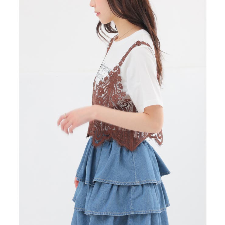 トップス ビスチェ カットソー | Honeys | 詳細画像11 