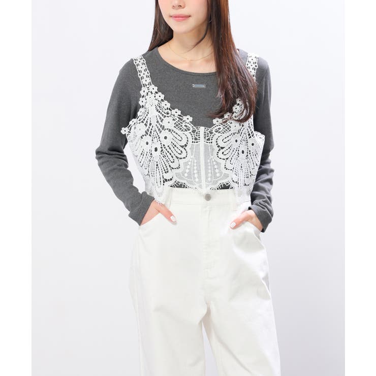 トップス ビスチェ カットソー | Honeys | 詳細画像4 