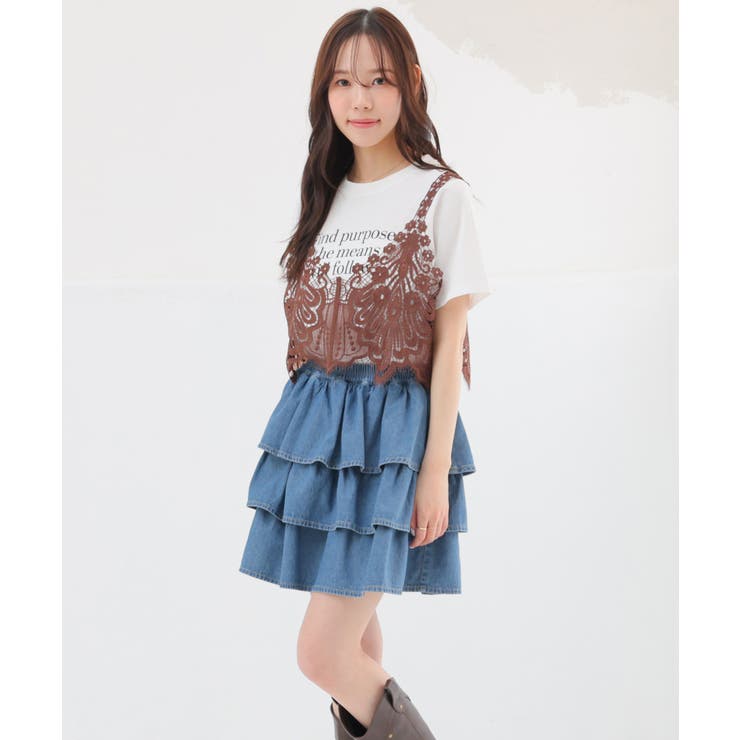 トップス ビスチェ カットソー | Honeys | 詳細画像9 