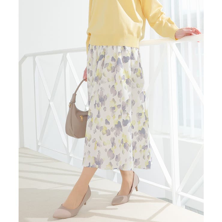 オフ×グレー | ボトムス スカート ロングスカート | Honeys