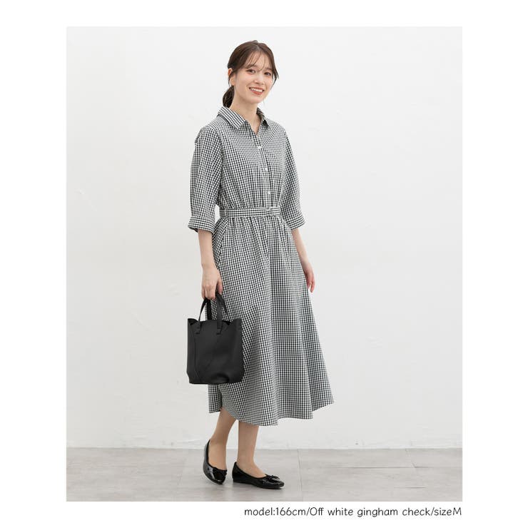 ワンピース シャツワンピース ロング丈 | Honeys | 詳細画像11 