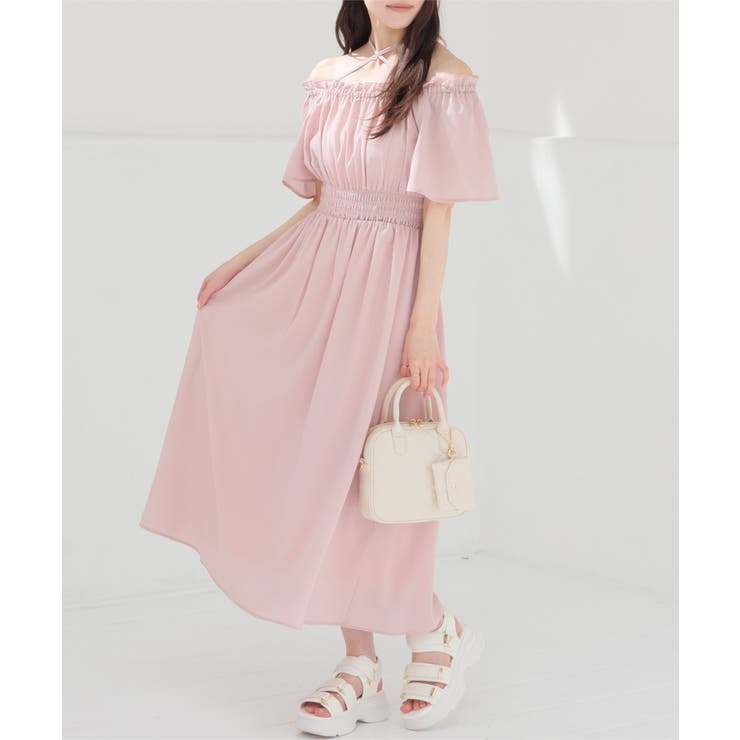 ワンピース 半袖 ロング丈 | Honeys | 詳細画像6 