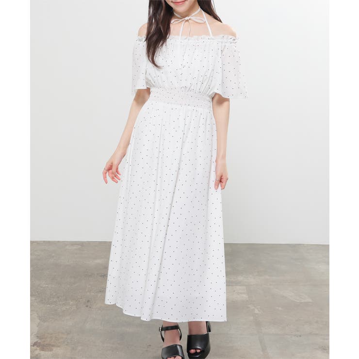 ワンピース 半袖 ロング丈 | Honeys | 詳細画像8 