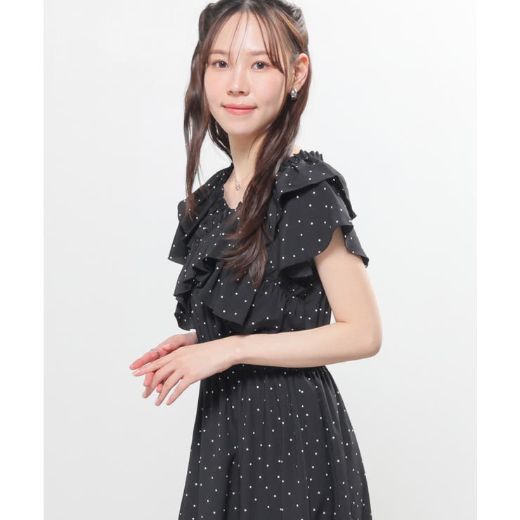 ワンピース 半袖 ロング丈 | Honeys | 詳細画像12 