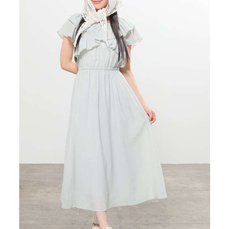 ワンピース 半袖 ロング丈 | Honeys | 詳細画像8 