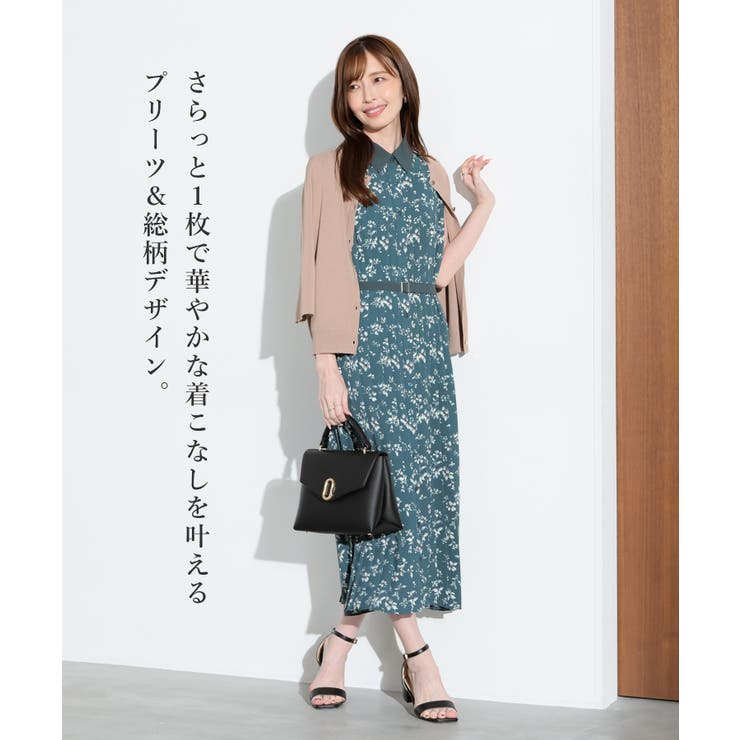 ワンピース ノースリーブ ロング丈 | Honeys | 詳細画像2 