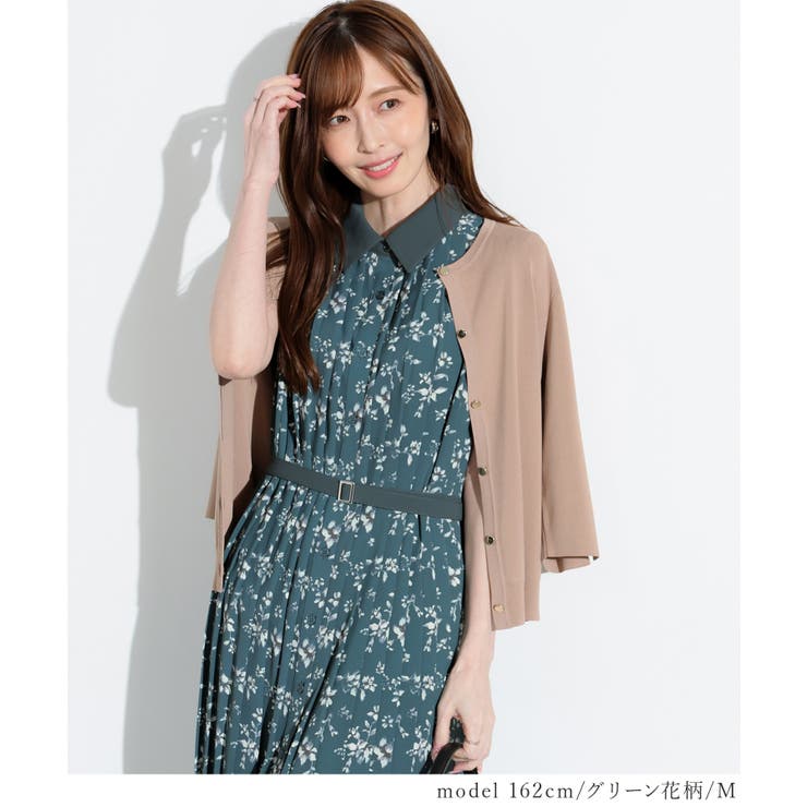 ワンピース ノースリーブ ロング丈 | Honeys | 詳細画像7 