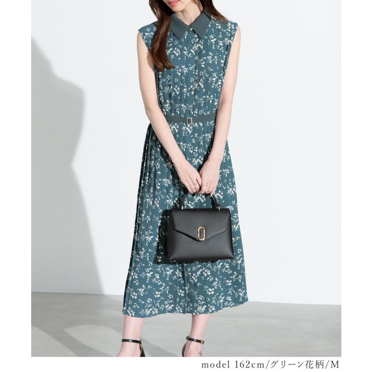 ワンピース ノースリーブ ロング丈 | Honeys | 詳細画像8 