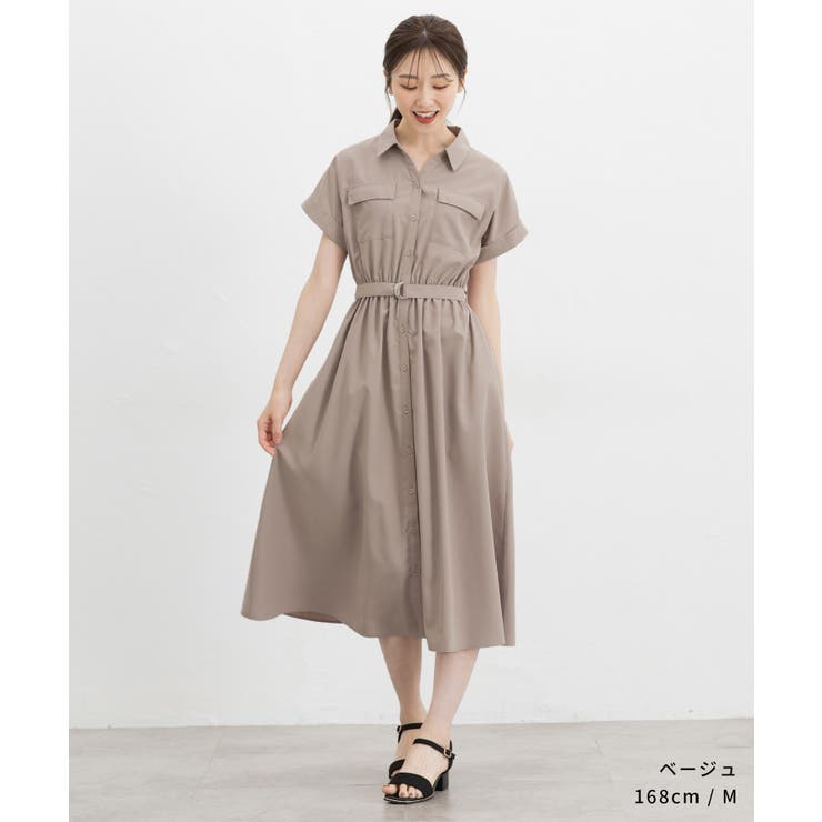 ワンピース 半袖 ロング丈 | Honeys | 詳細画像9 